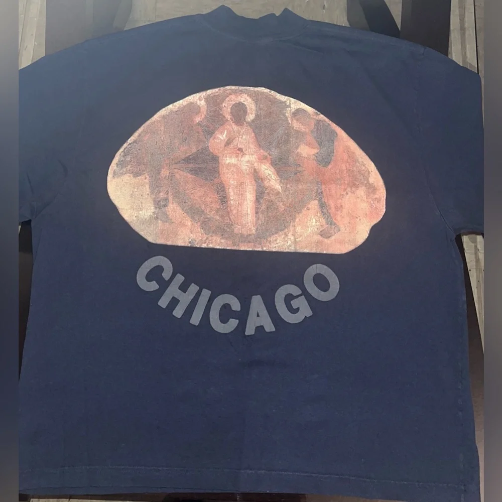 Kanye West Jesus Is King Painting T
Shirt Navy - Picture 4 of 6